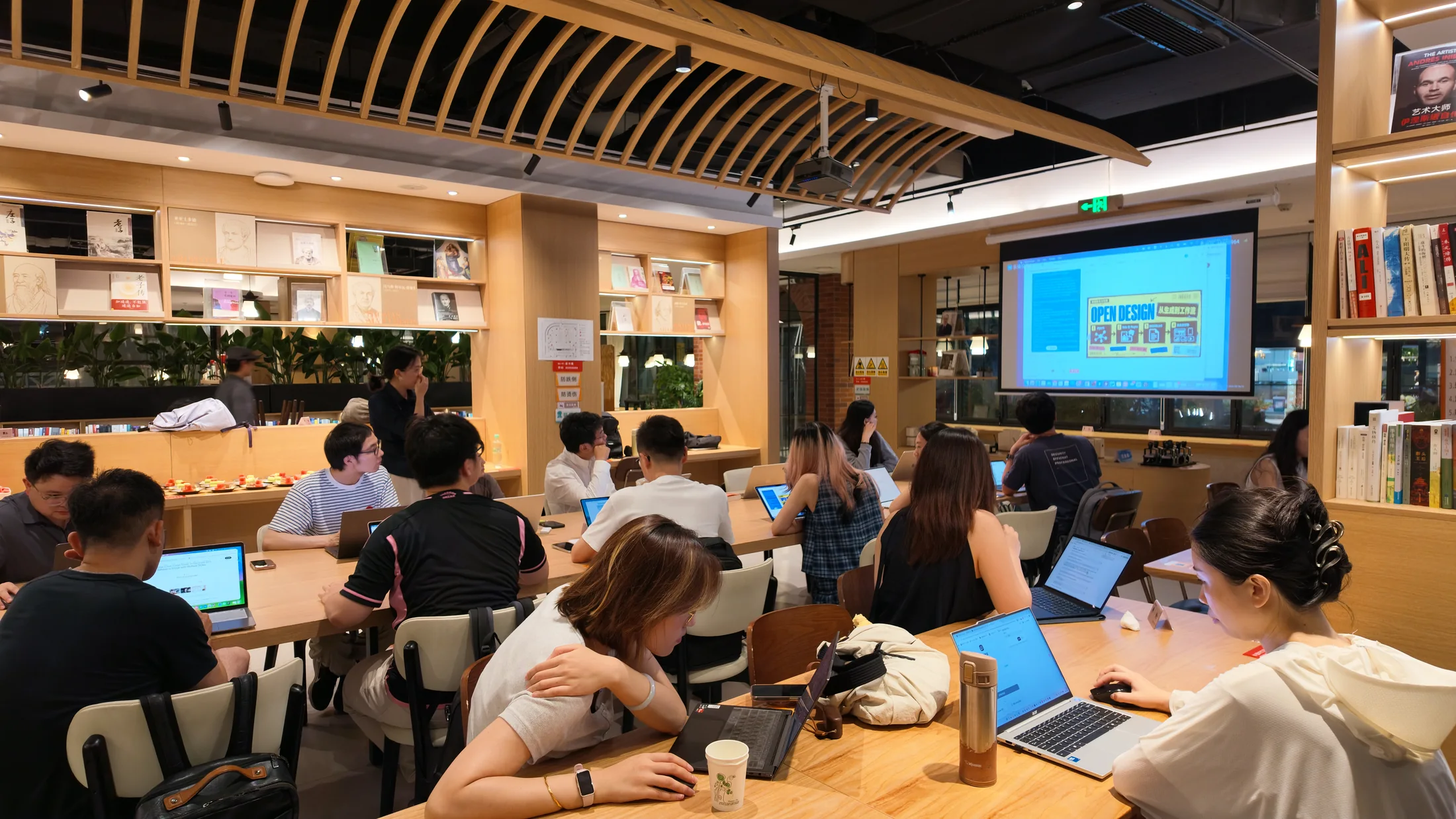 Participants working together during the SankiWork Shanghai workshop.